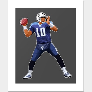 Vince Young #10 Throw A Pass Posters and Art